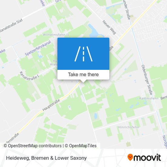 Heideweg map