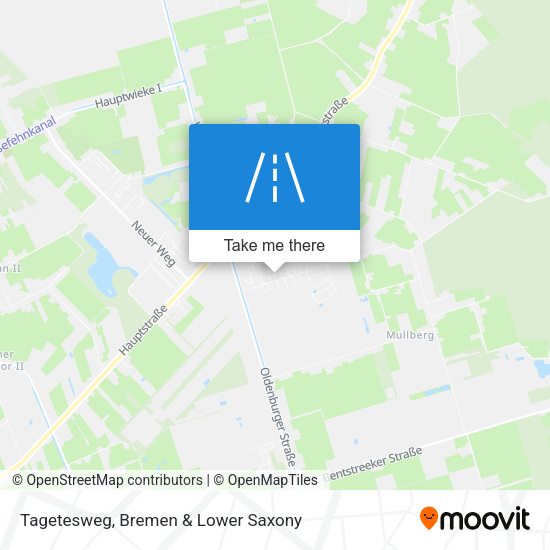 Tagetesweg map