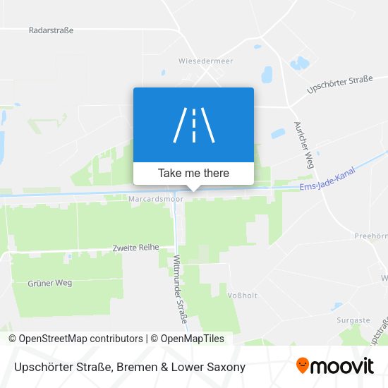 Upschörter Straße map
