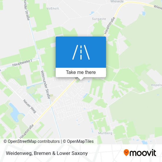 Weidenweg map