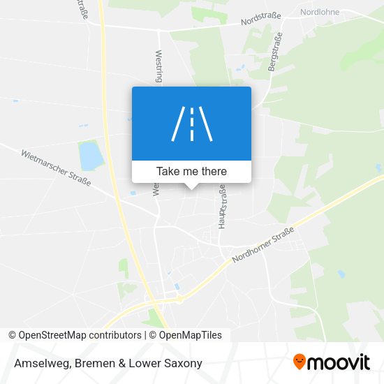 Amselweg map