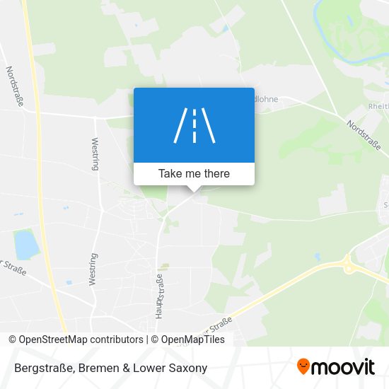 Bergstraße map