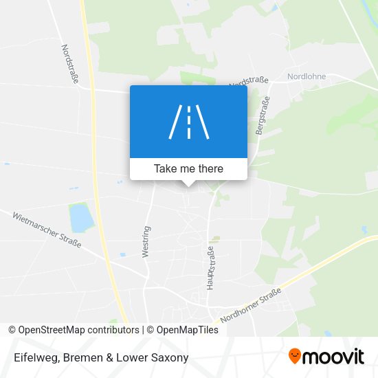 Eifelweg map