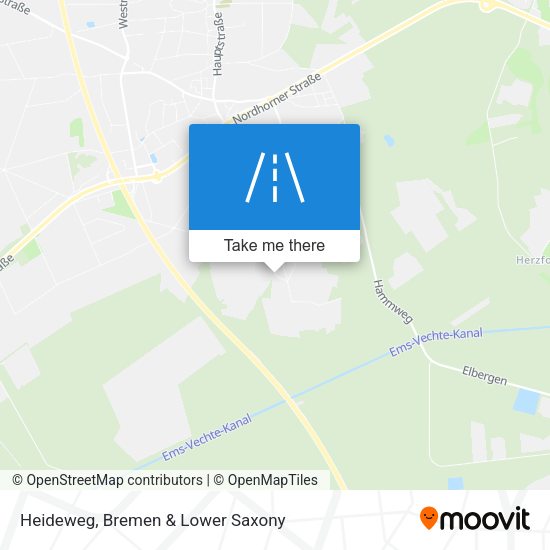 Heideweg map