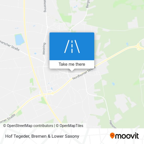 Hof Tegeder map