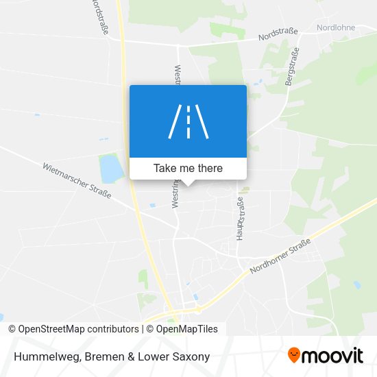 Hummelweg map