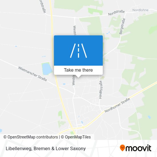 Libellenweg map
