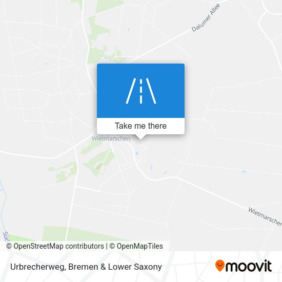 Urbrecherweg map