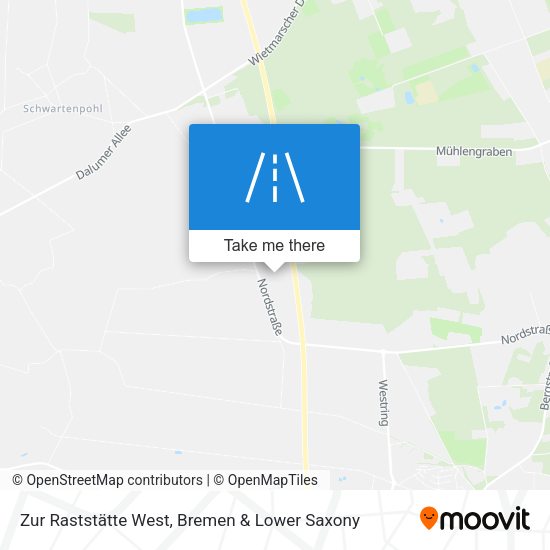 Zur Raststätte West map
