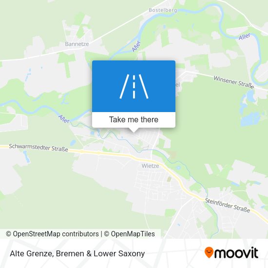 Alte Grenze map