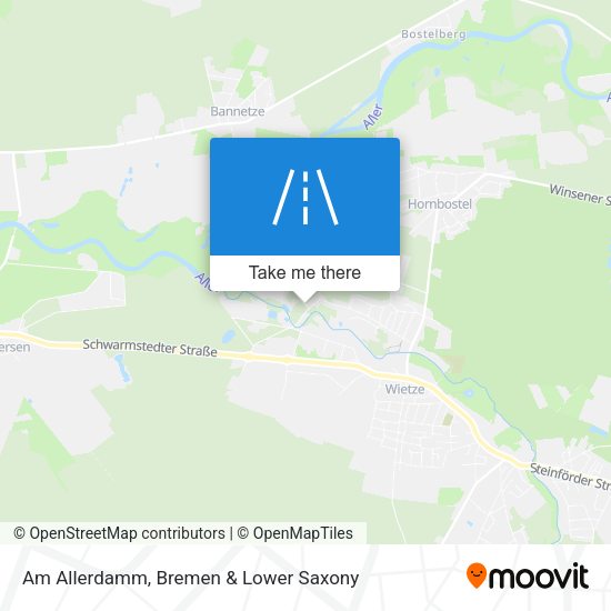 Am Allerdamm map