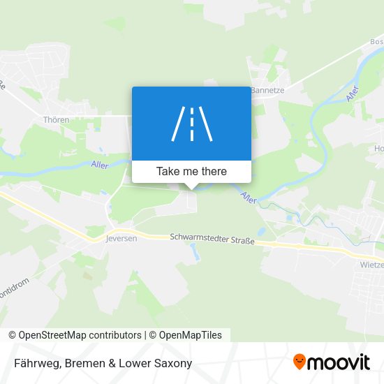 Fährweg map