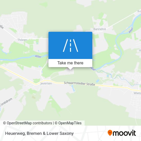 Heuerweg map