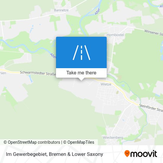 Im Gewerbegebiet map