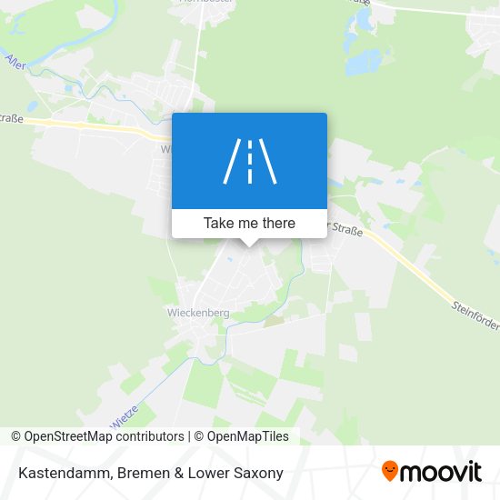 Kastendamm map