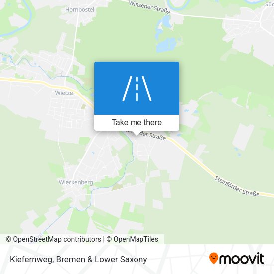 Kiefernweg map