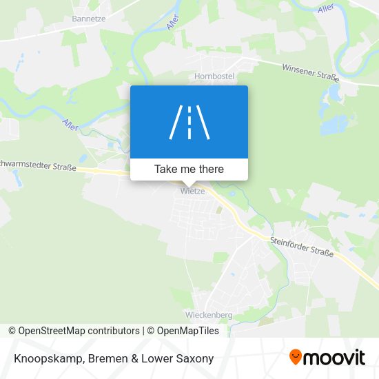 Knoopskamp map
