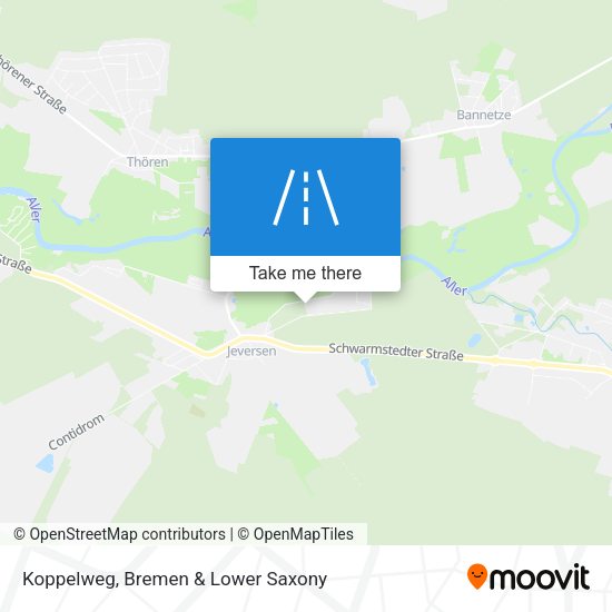 Koppelweg map