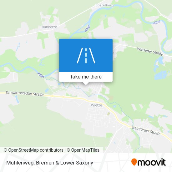 Mühlenweg map
