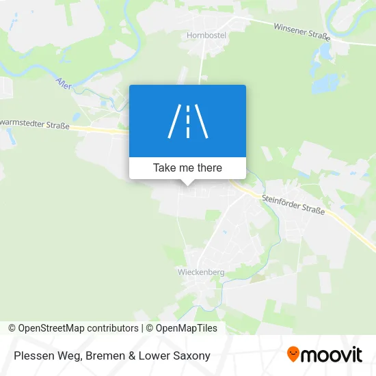 Карта Plessen Weg