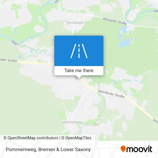Pommernweg map