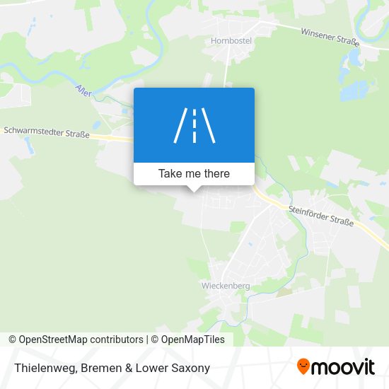 Thielenweg map