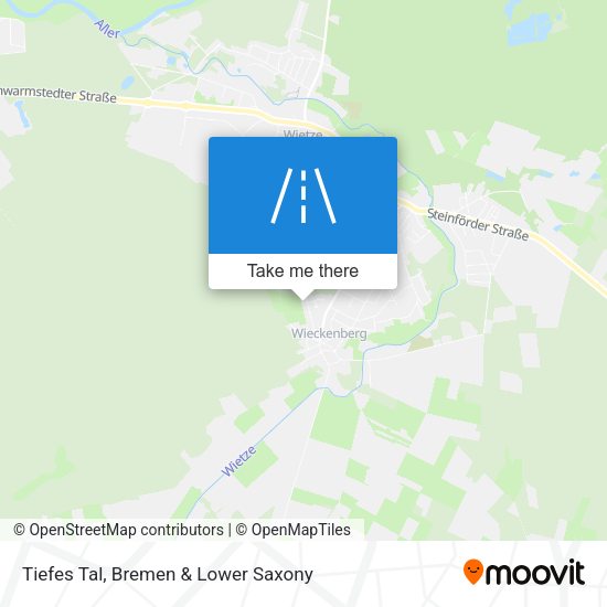 Tiefes Tal map