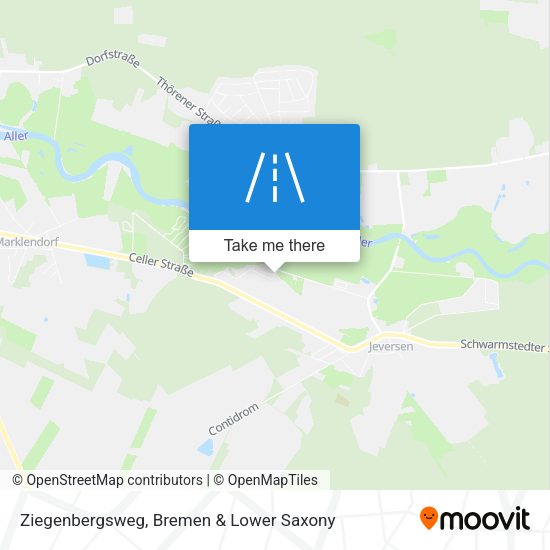 Ziegenbergsweg map