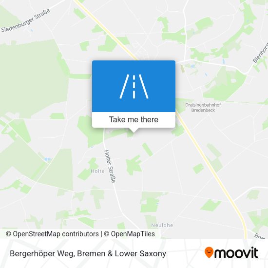 Bergerhöper Weg map