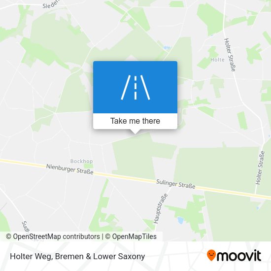 Holter Weg map