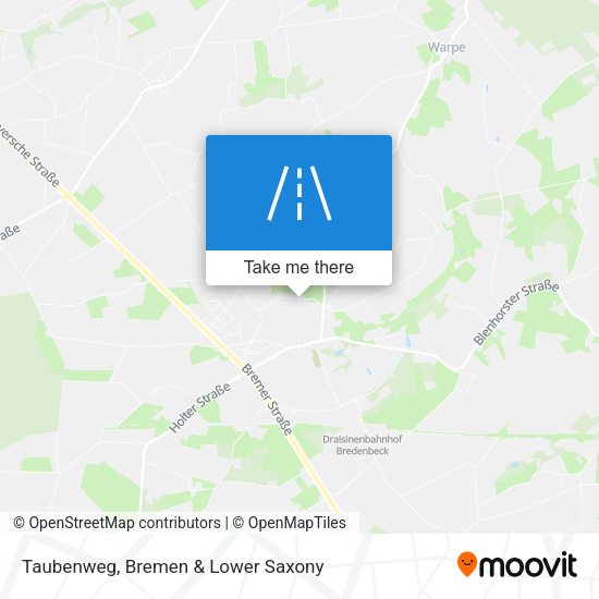 Taubenweg map