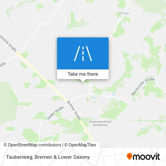 Карта Taubenweg