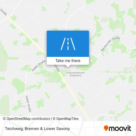 Teichweg map