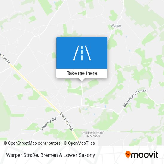 Warper Straße map