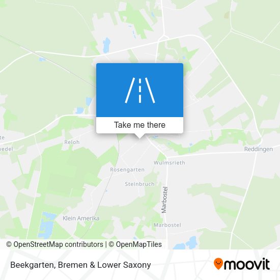 Beekgarten map