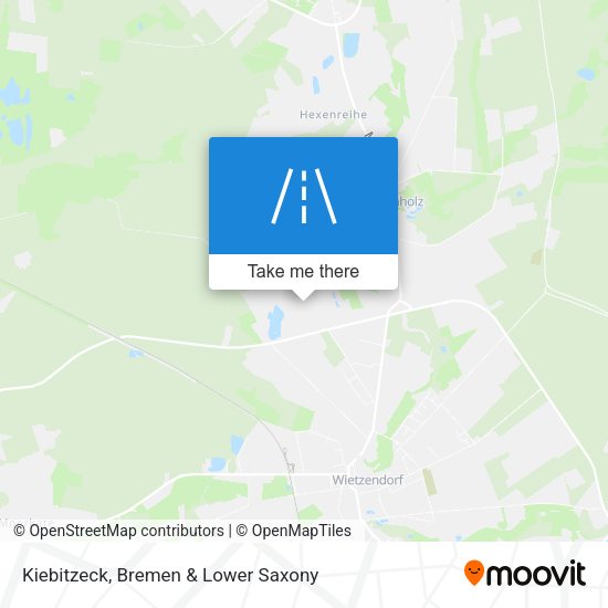 Kiebitzeck map