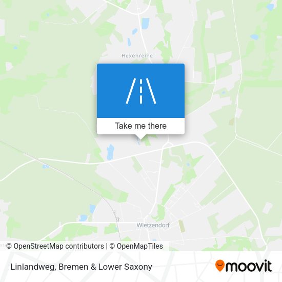 Linlandweg map