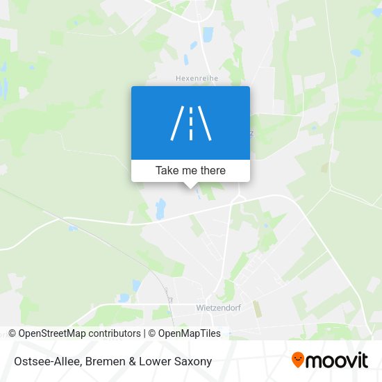 Ostsee-Allee map