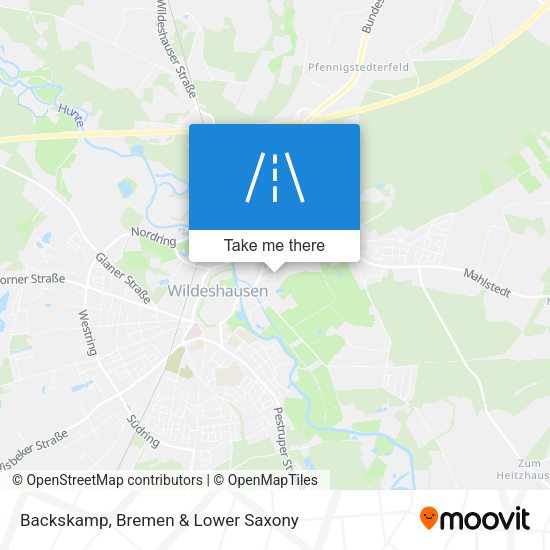 Backskamp map