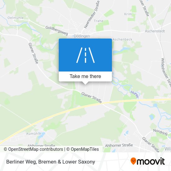 Berliner Weg map