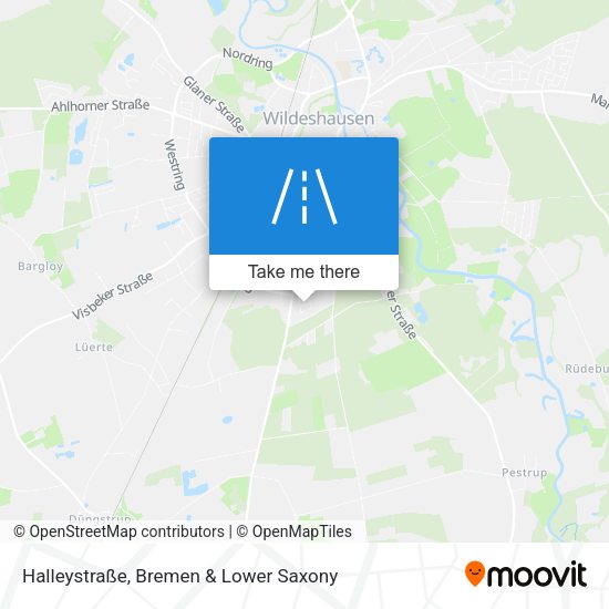 Halleystraße map
