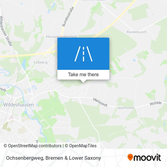 Ochsenbergweg map