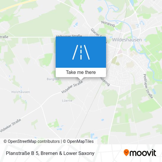 Planstraße B 5 map