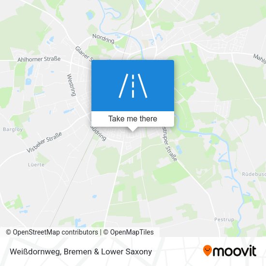 Weißdornweg map