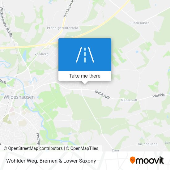 Wohlder Weg map