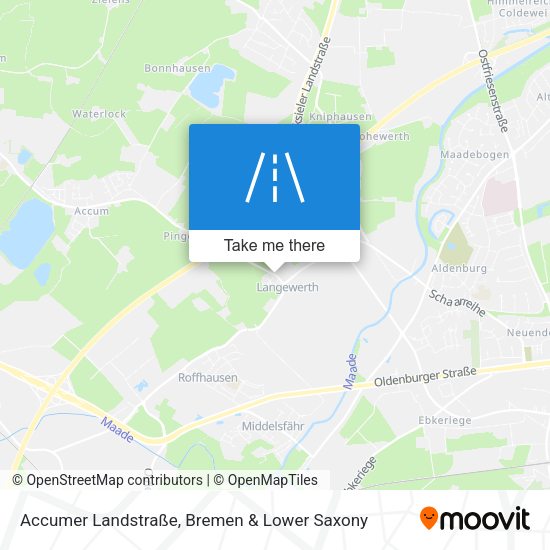 Accumer Landstraße map