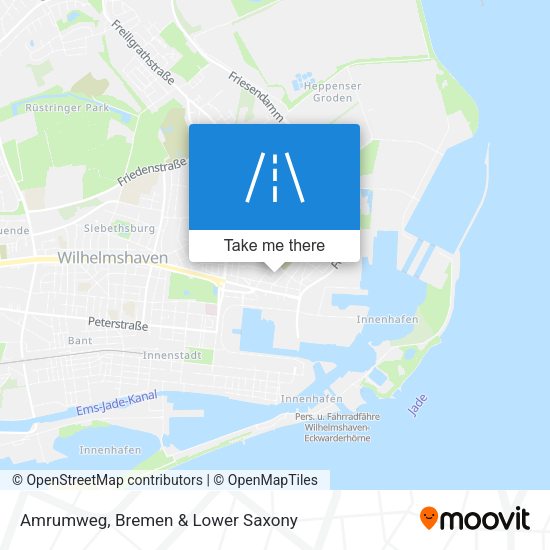 Amrumweg map