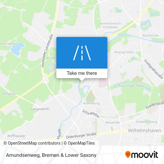Amundsenweg map