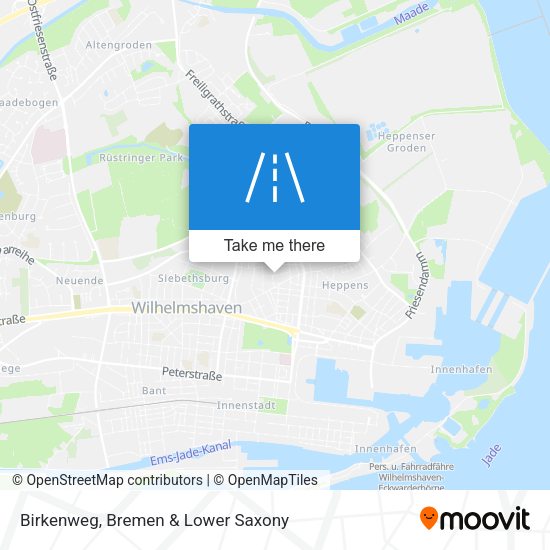 Birkenweg map