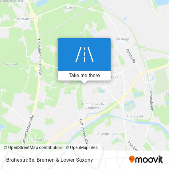 Brahestraße map